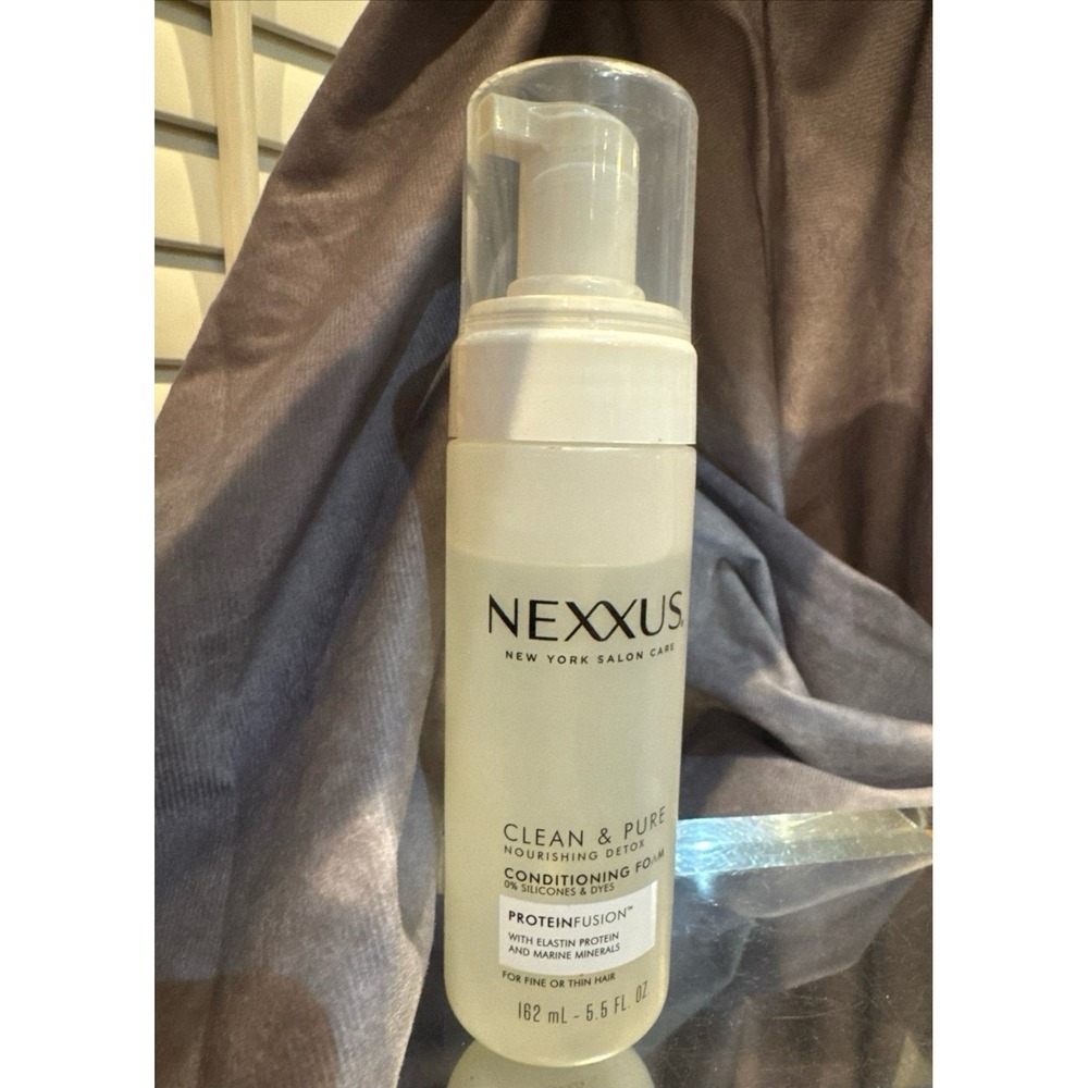 Nexxus clean‎ and pure detox conditioning foam 5.5 fl oz